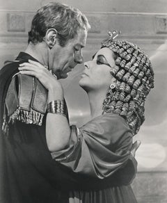 Rex Harrison and Elizabeth Taylor Iconic Scene from "Cleopatra" Fine Art Print