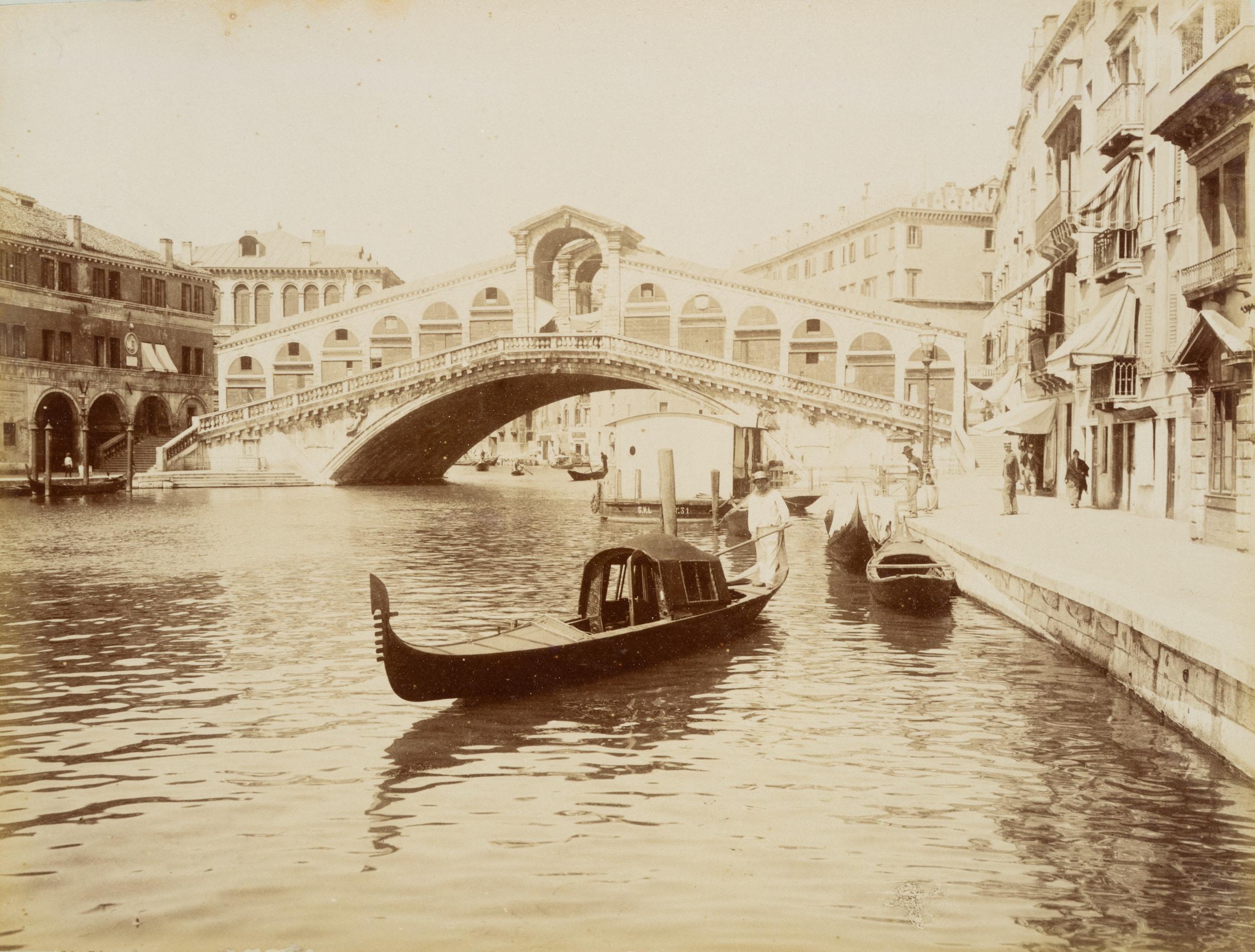 Carlo Naya Landscape Photograph - Rialto Bridge, Venice