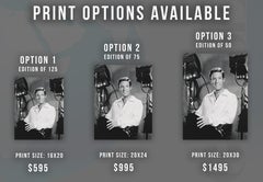 Richard Chamberlain Smiling on Set Fine Art Print