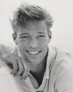 Vintage Richard Chamberlain Smiling Outdoors Fine Art Print