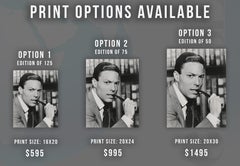 Richard Chamberlain with Pipe Fine Art Print