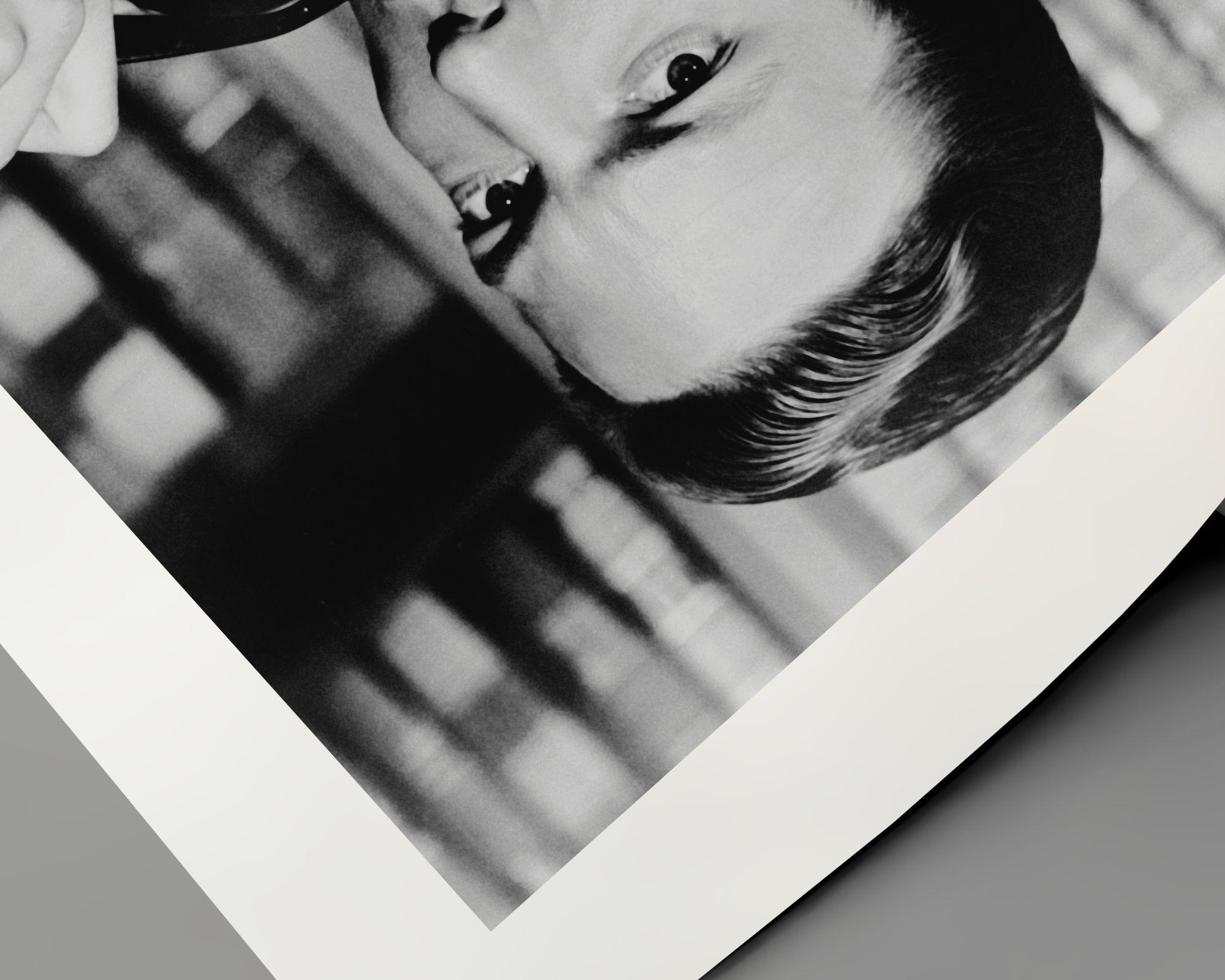 Richard Chamberlain with Pipe - Contemporary Photograph by Unknown