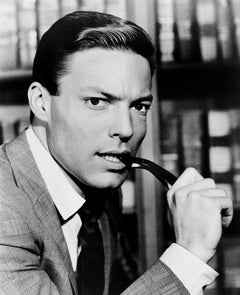 Vintage Richard Chamberlain with Pipe
