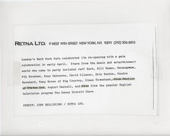 Rick Parfitt of Status Quo in London Vintage Original Photograph