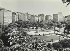 Rio de Janeiro Garden of Glory - Vintage b/w Photo - 1970s