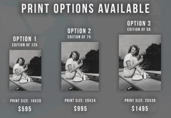 Rita Hayworth: Sandwich Break Fine Art Print