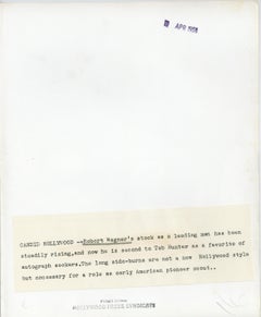 Robert Wagner Signing Autographs Vintage Original Photograph