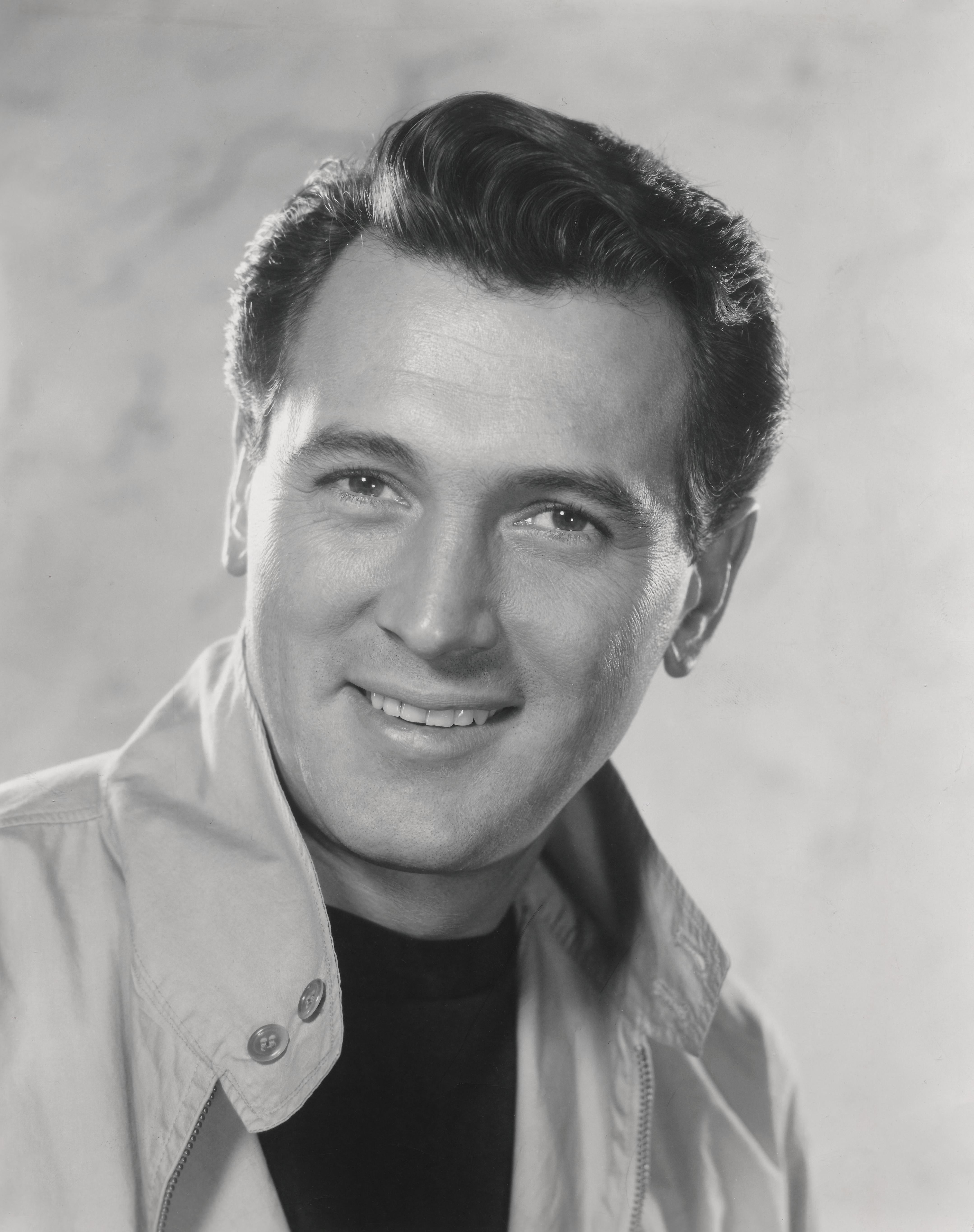 Unknown Black and White Photograph - Rock Hudson Smiling Fine Art Print