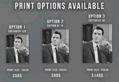Rock Hudson Smoking Fine Art Print