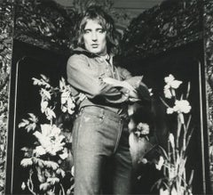 Rod Stewart Black and White Portrait 1970's
