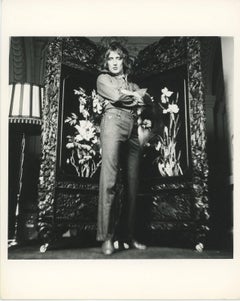 Rod Stewart Black and White Portrait 1970's