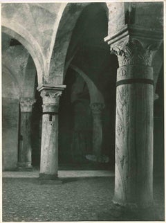 Romanischer Bogen – Vintage-Foto – frühes 20. Jahrhundert