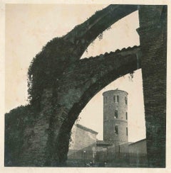 Romanischer Bogen – Vintage-Foto – frühes 20. Jahrhundert