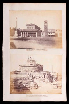 Antique Roman Monuments - Silver Salt Photographs - Early 20th Century