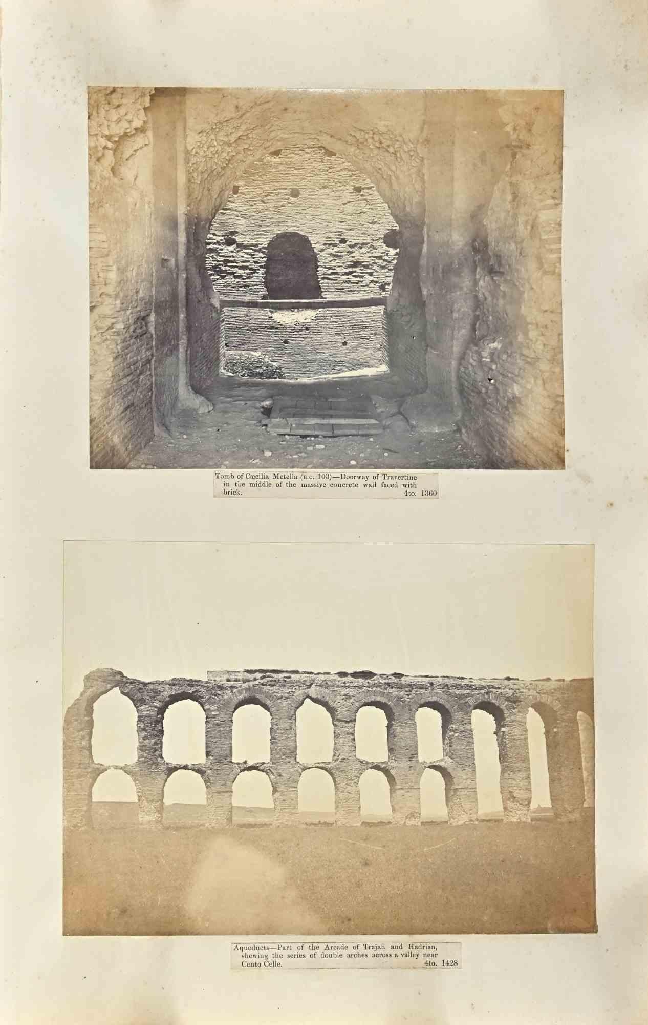 Unknown Figurative Photograph - Roman Monuments - Vintage Photograph - Early 20th Century