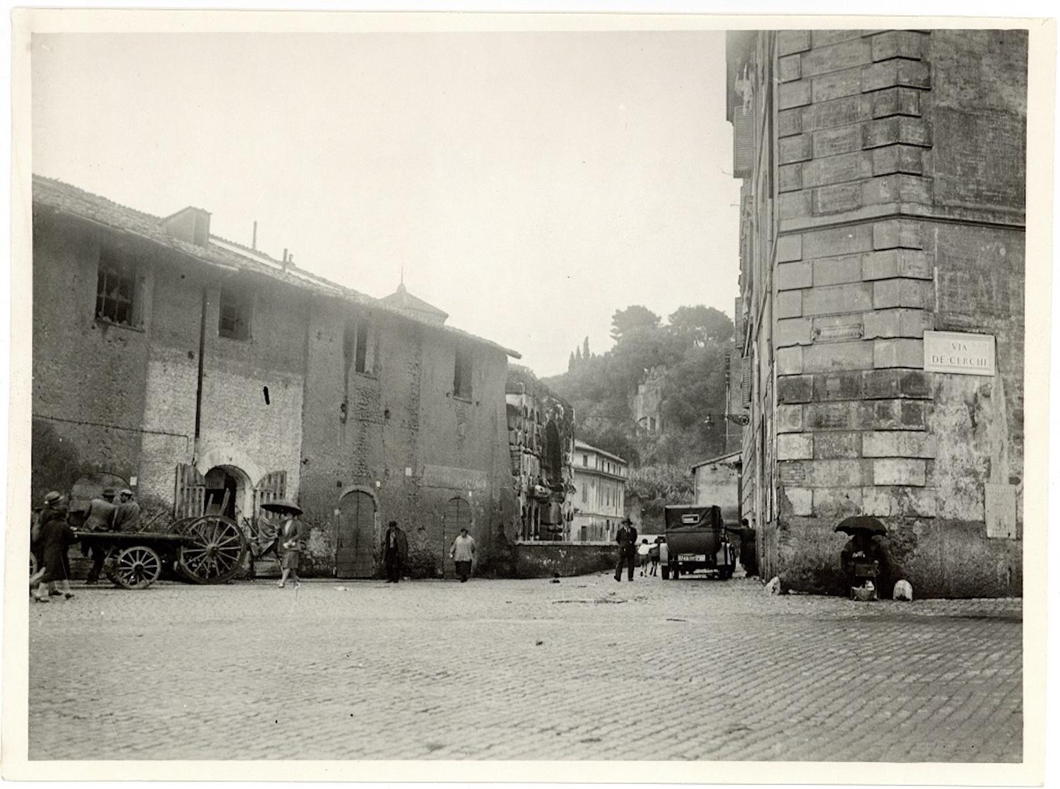 Roman Streets and buildings - 13 Original Vintage Photos - 1929/1936 - Photograph by Unknown