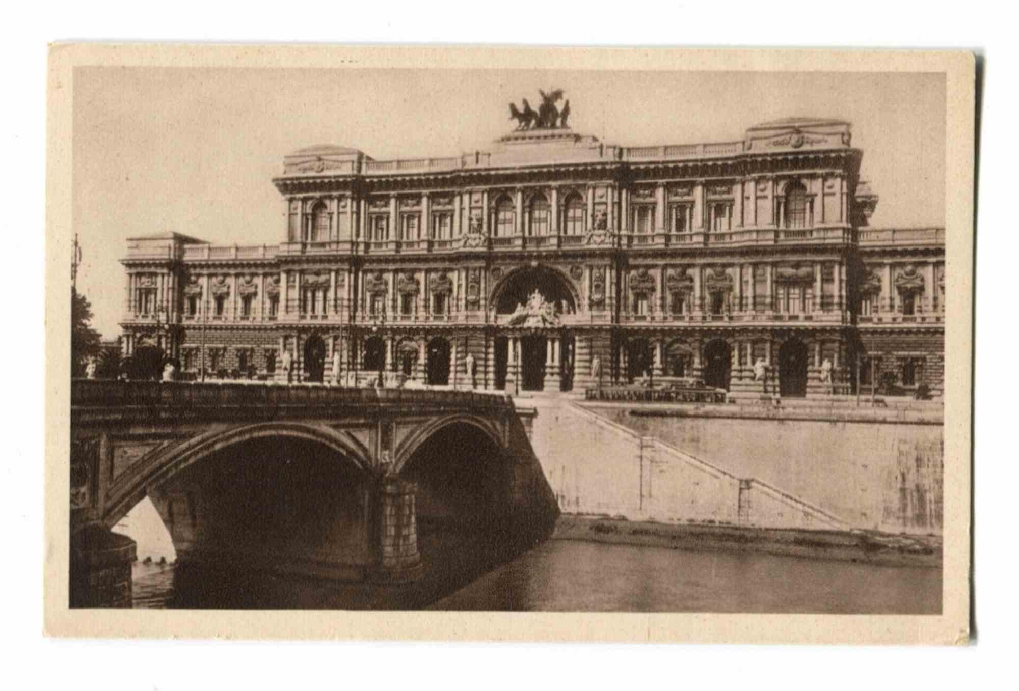 Unknown Portrait Photograph - Rome, The Palace of Justice - Vintage Photo - 1930s