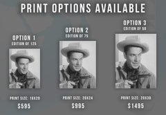 Ronald Reagan in Western Fine Art Print
