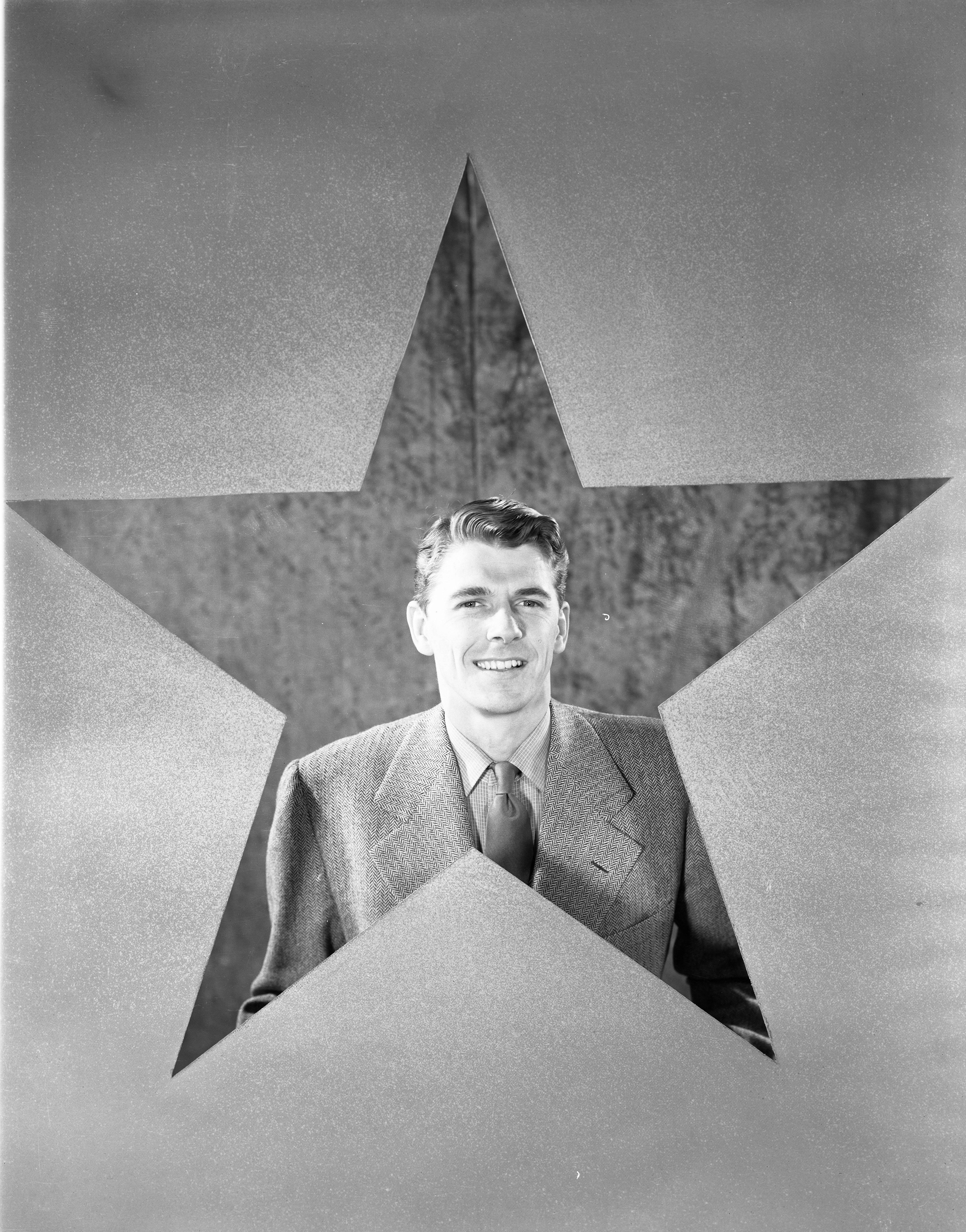 Unknown Portrait Photograph - Ronald Reagan: The Star Fine Art Print