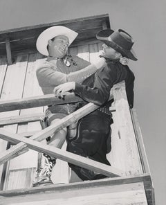 Vintage Roy Rogers in Fighting Scene Fine Art Print