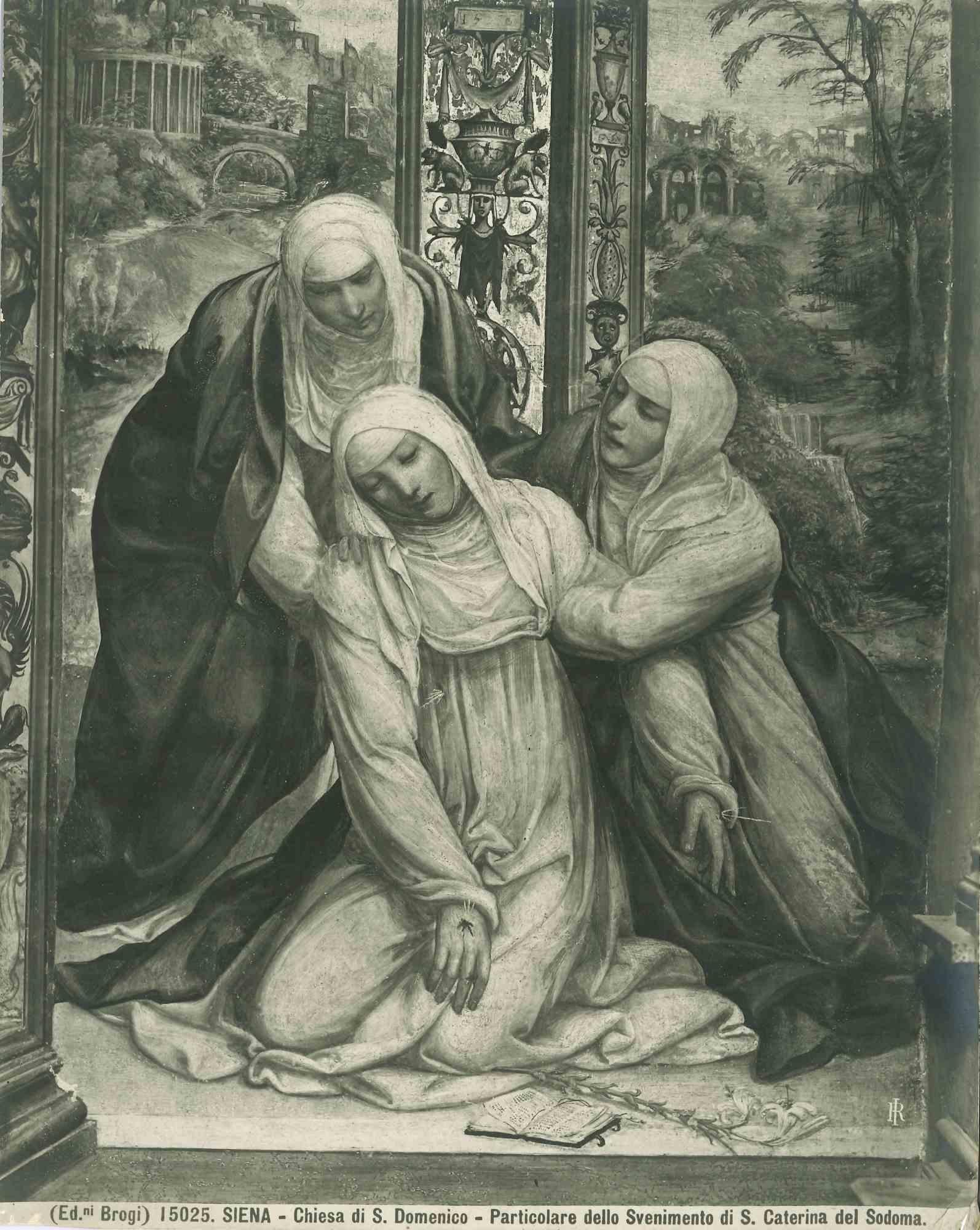 Figurative Photograph Unknown - S. Church's, Siena - Photo d'époque - Début du 20e siècle