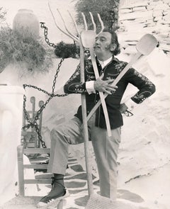 Vintage Salvador Dali: Surrealist in Real Life Fine Art Print