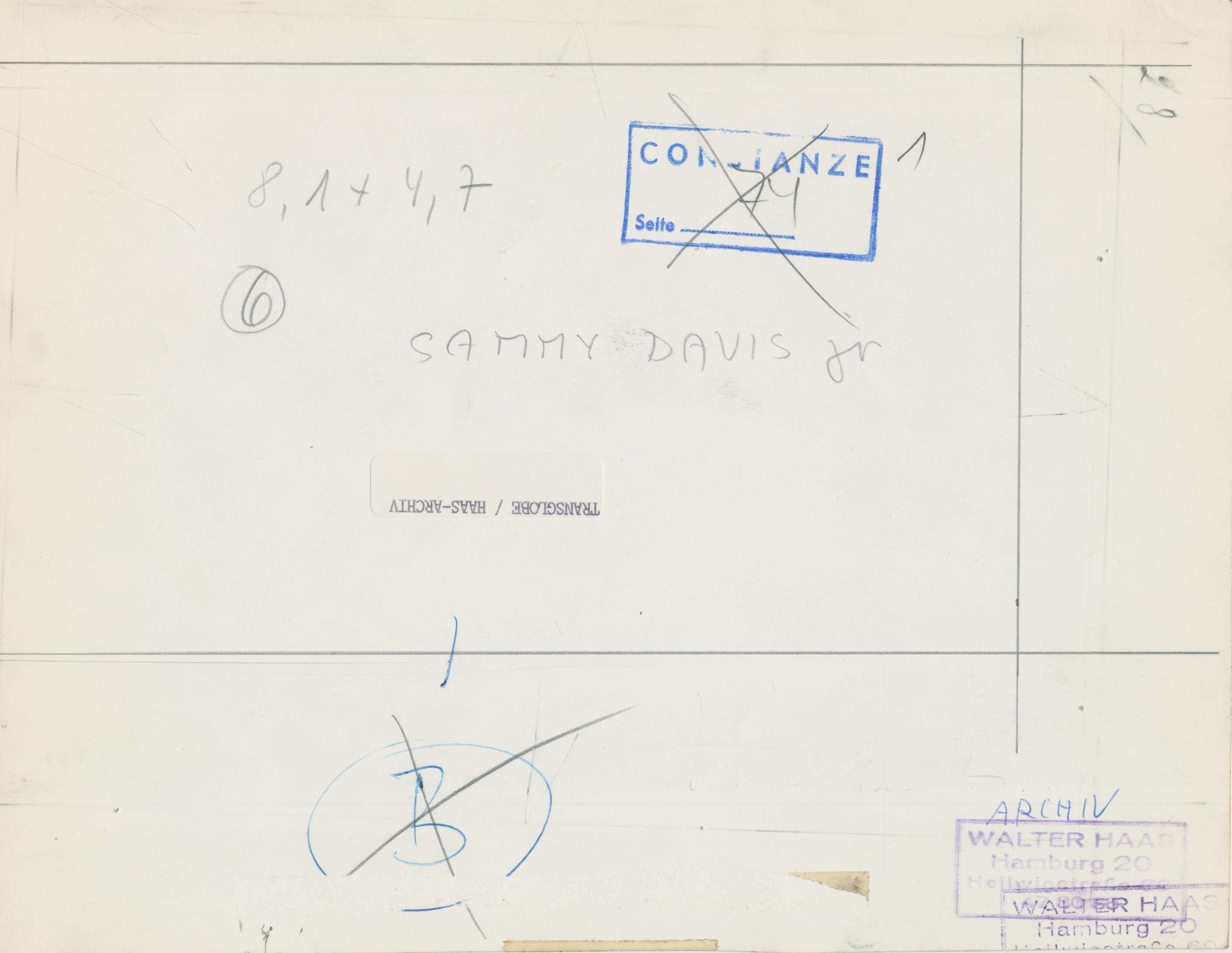 Sammy Davis Jr., unknown date - Photograph by Unknown