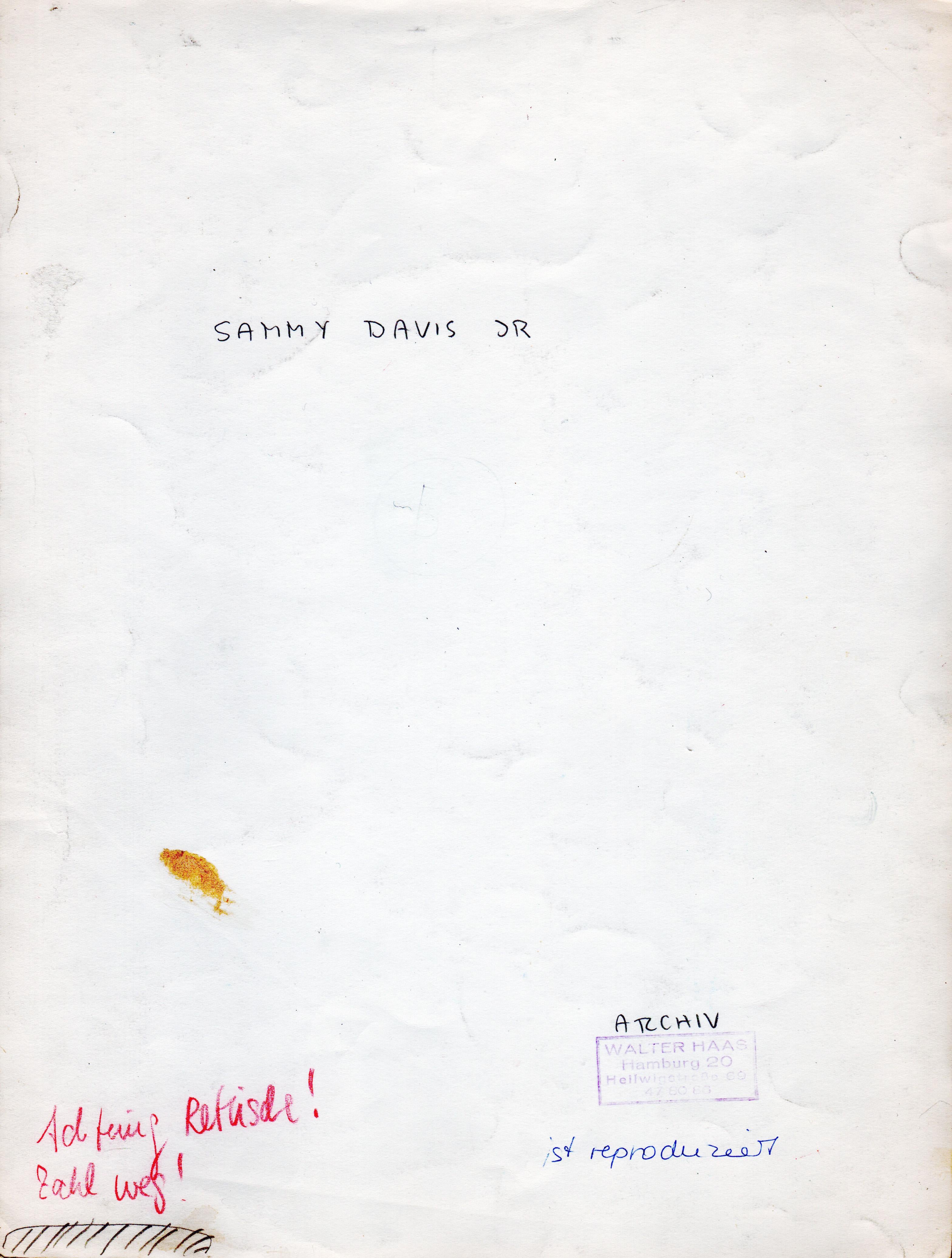 Sammy Davis Jr.  - Photograph by Unknown