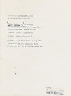 Sammy JR, fumant, date inconnue