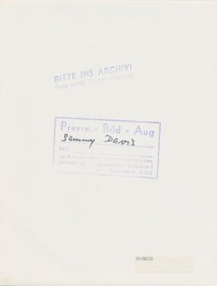 Sammy Davis Jr., spotlight on stage, unknown date