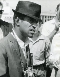 Sammy Davis Jr. with Leica - Vintage Photo - 1960s
