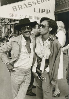 Vintage Sammy Davis Jr. with wife