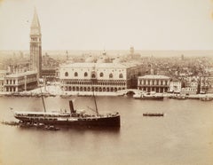 Antique San Marco district with Doge's Palace