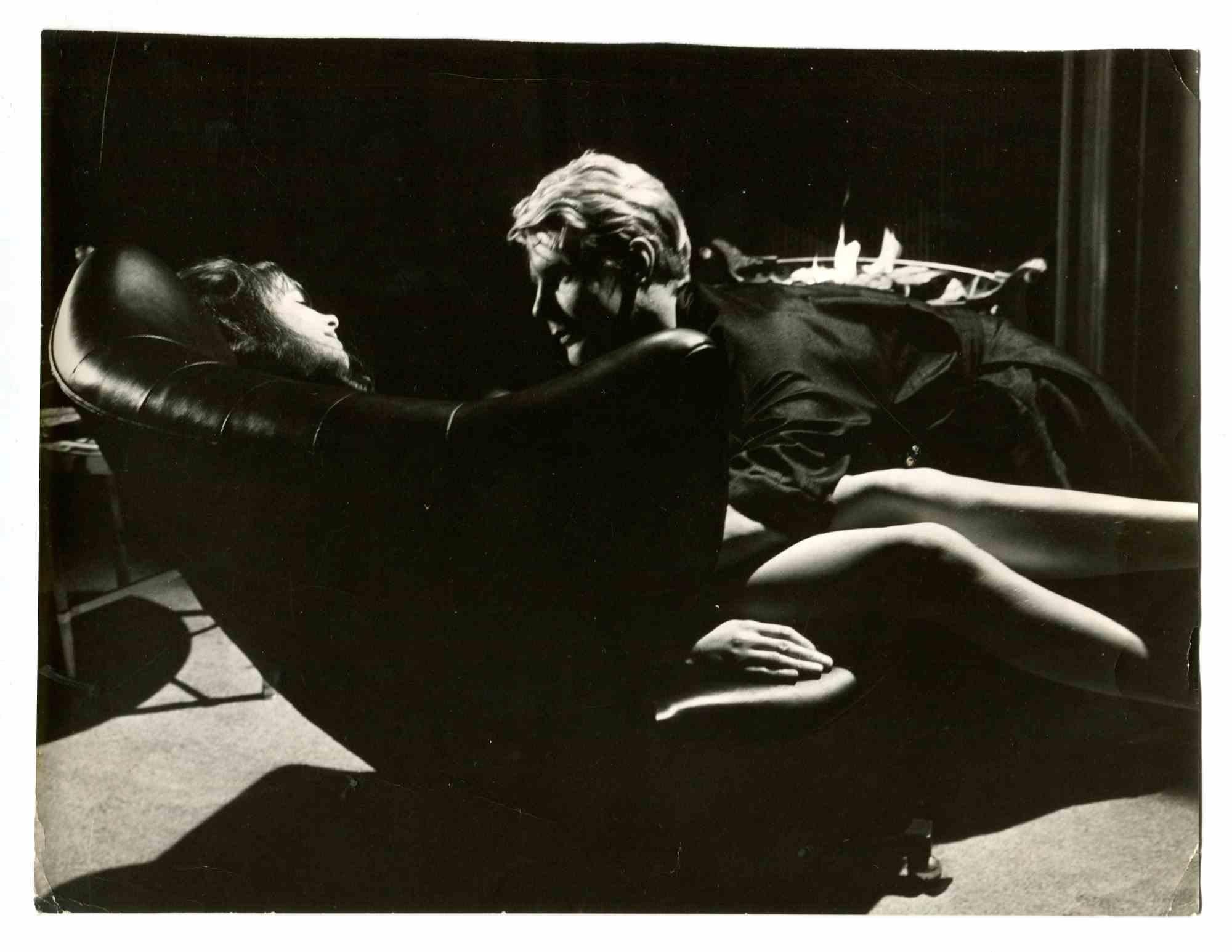 Unknown Figurative Photograph - Sarah Miles and James Fox in The Servant - Vintage Photo - 1963