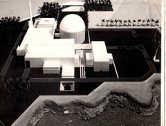 Scale Model of Karachi Nuclear Power Project - Vintage Photograph - 1961