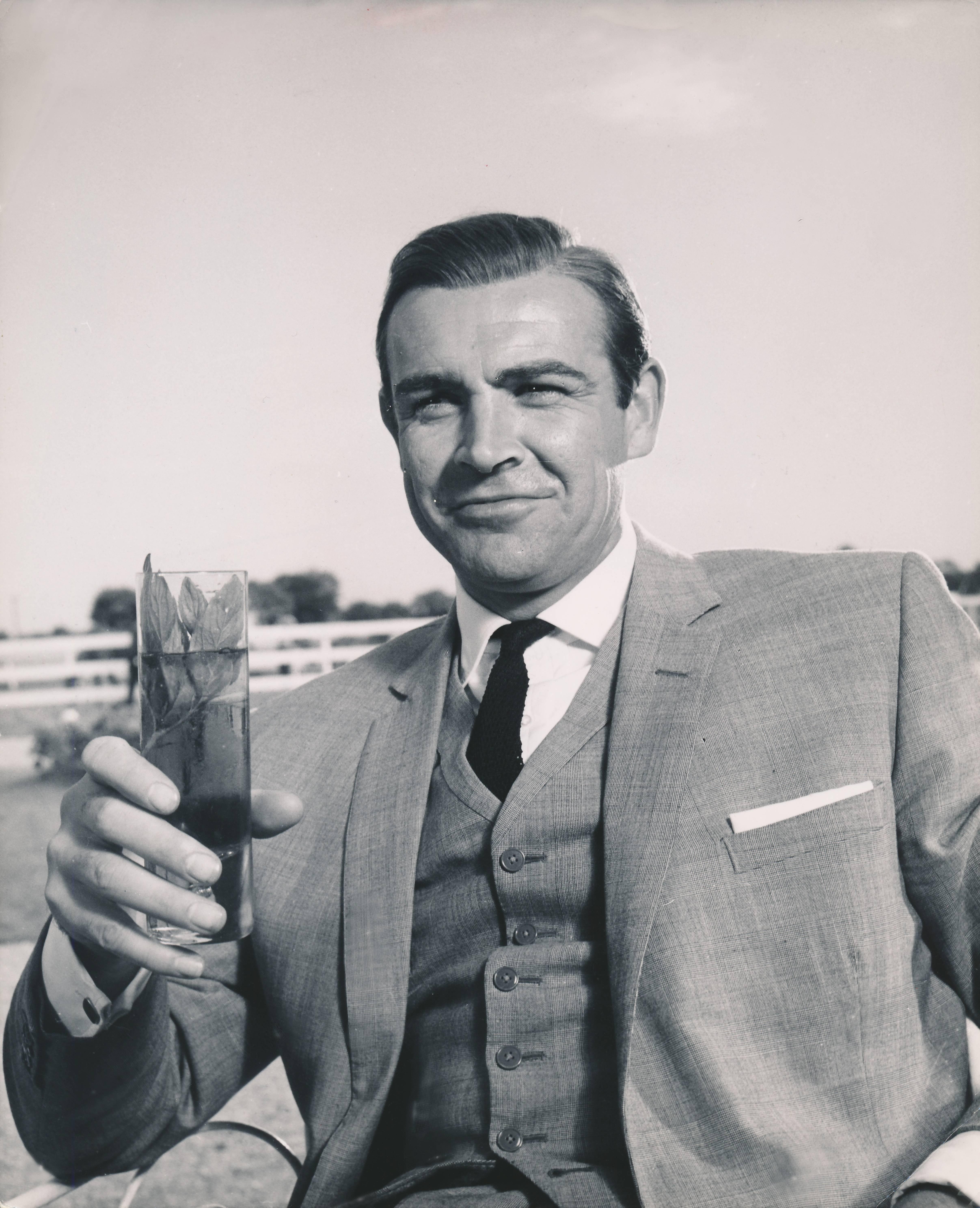 Unknown Black and White Photograph - Sean Connery as James Bond in "Goldfinger" Fine Art Print