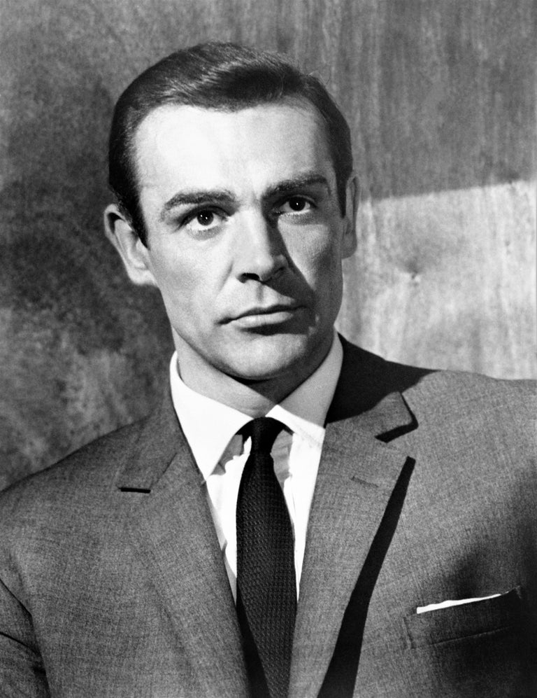 Unknown - Sean Connery Classical Portrait Globe Photos Fine Art Print For Sale at 1stDibs