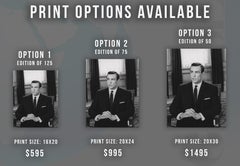 Sean Connery Seated in Suit Fine Art Print