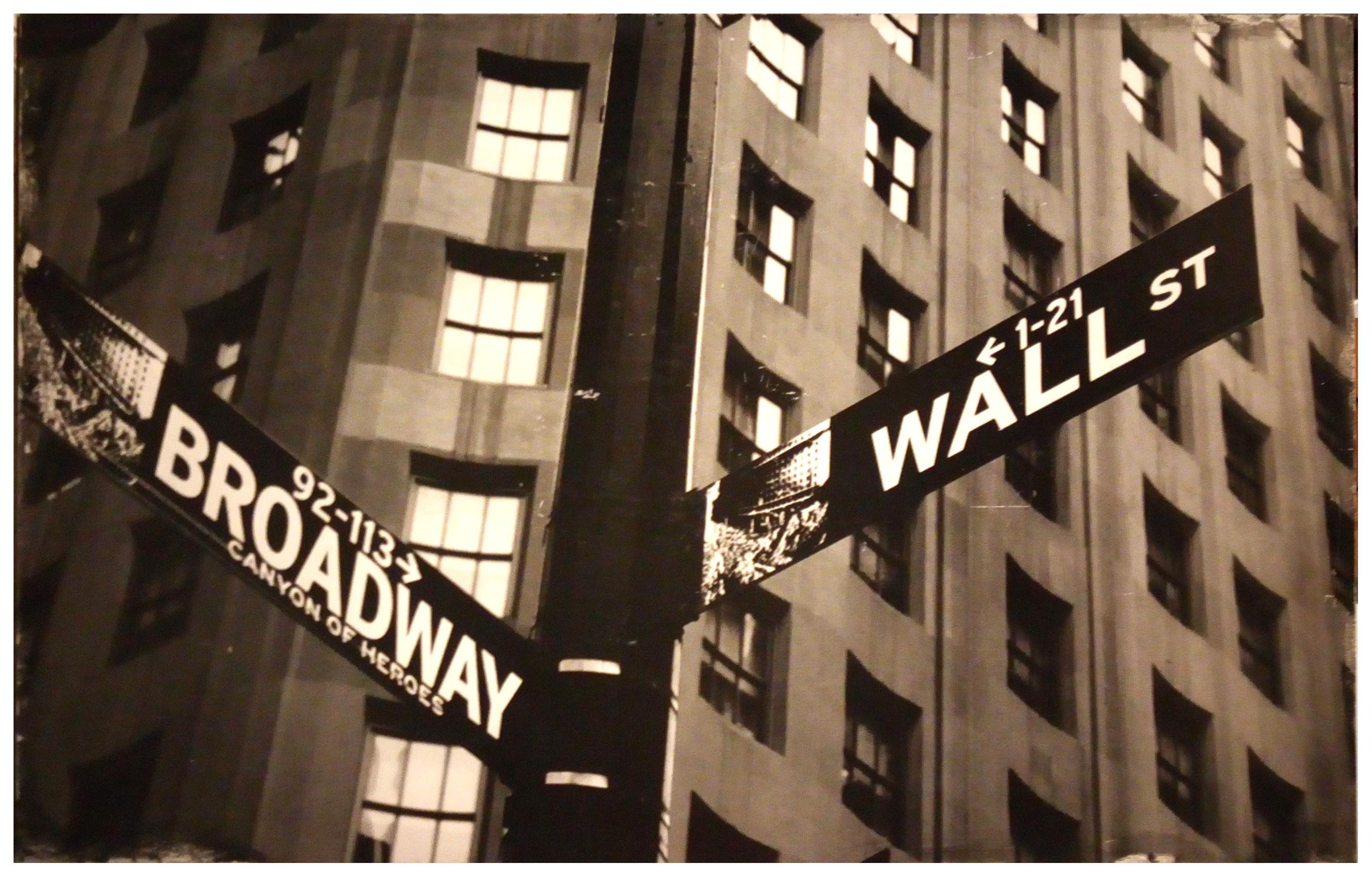 ROAD SIGNS - Black and white photograph on baryta paper