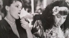 Serena Grandi und Paolo Villaggio – Vintage-Fotografie – 1980er Jahre