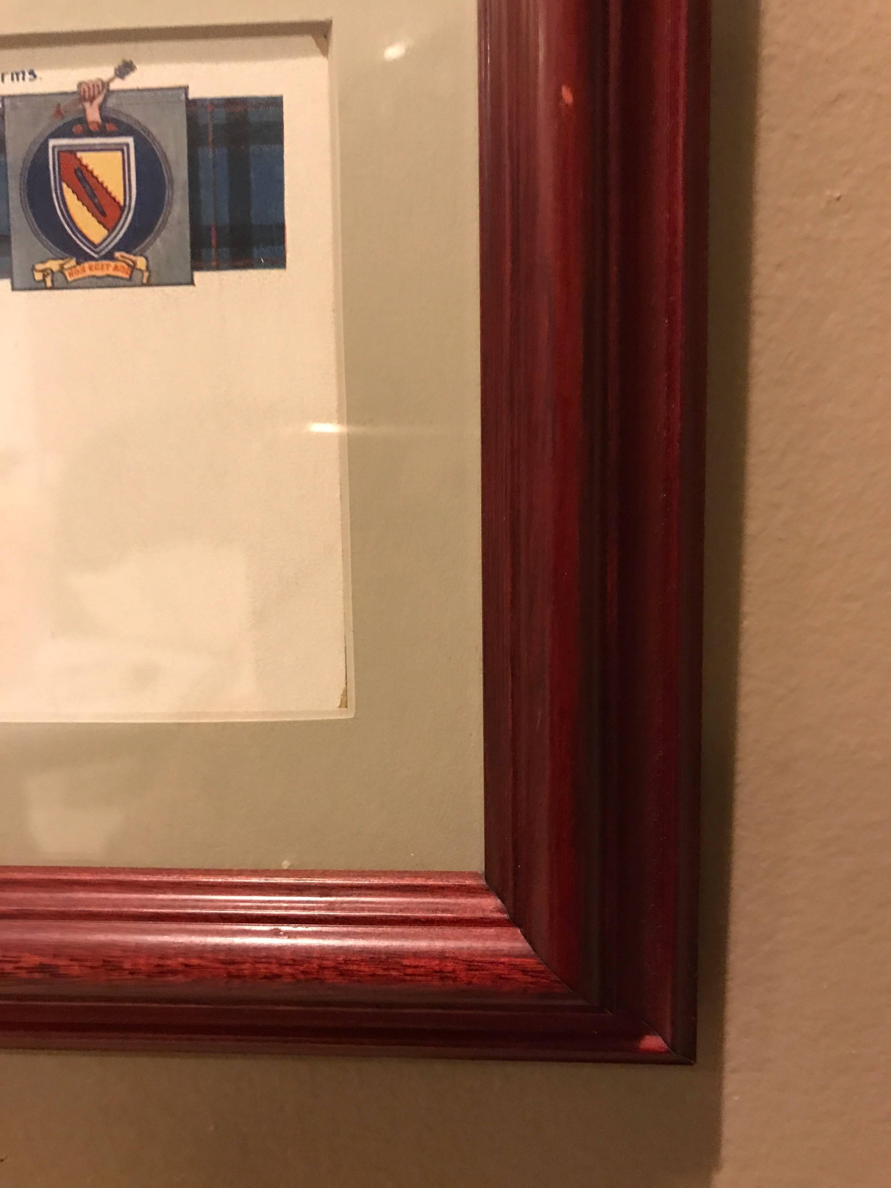 Set of 12 Custom Finely Framed Scottish Postcards, Vintage Catherine Reiss Inc For Sale 5