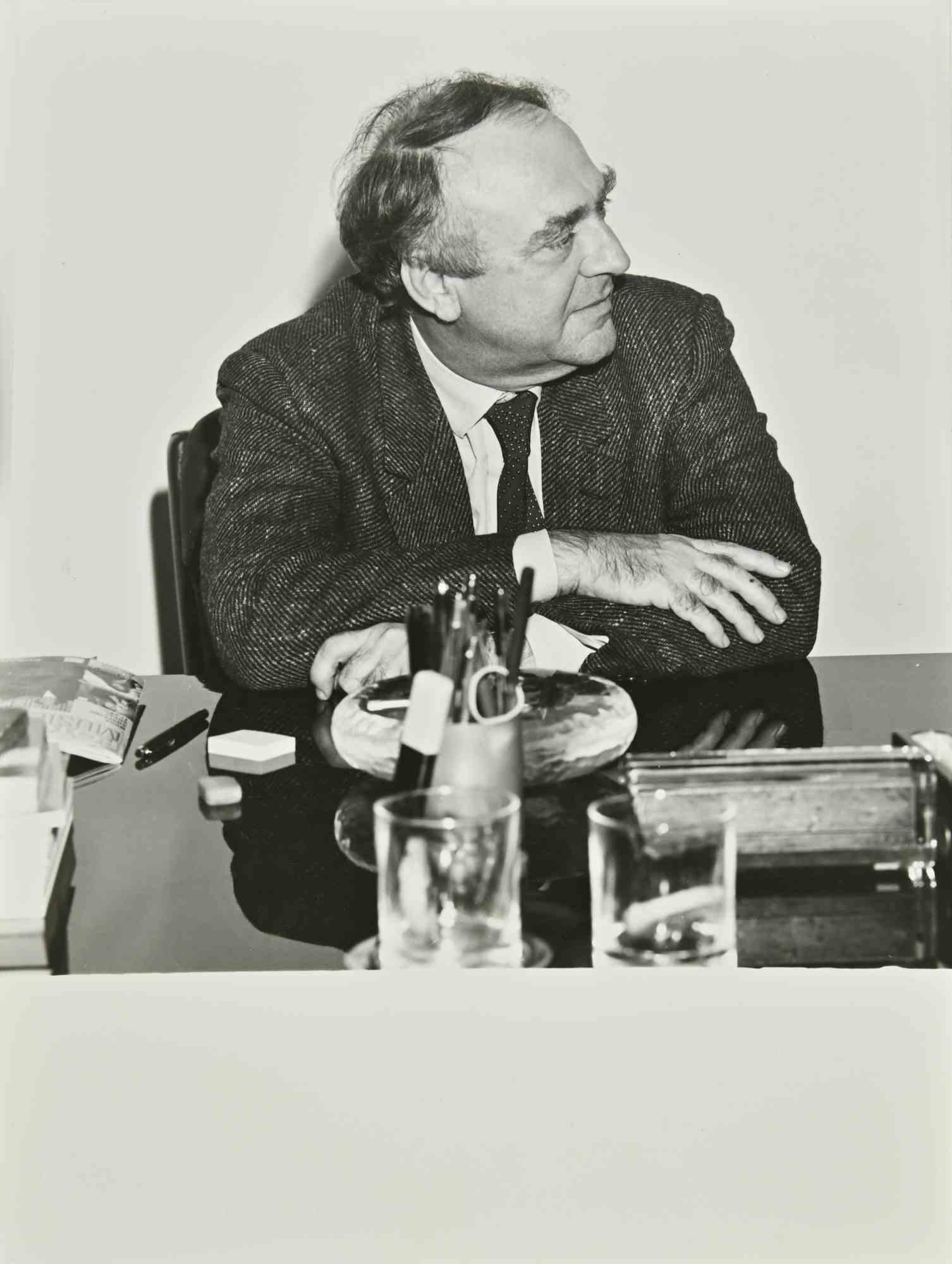 Seven  Vintage Photo Portraits of Alberto Bevilacqua- Vintage Photograph - 1980s For Sale 1