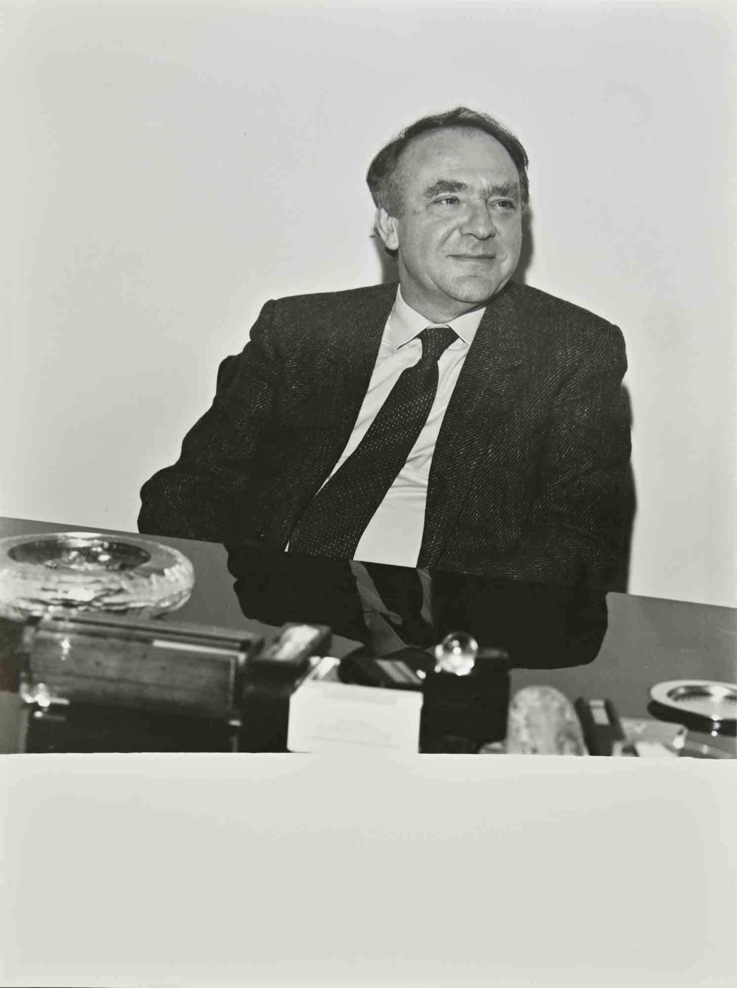 Seven  Vintage Photo Portraits of Alberto Bevilacqua- Vintage Photograph - 1980s For Sale 2