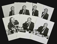 Seven  Vintage Photo Portraits of Alberto Bevilacqua- Vintage Photograph - 1980s