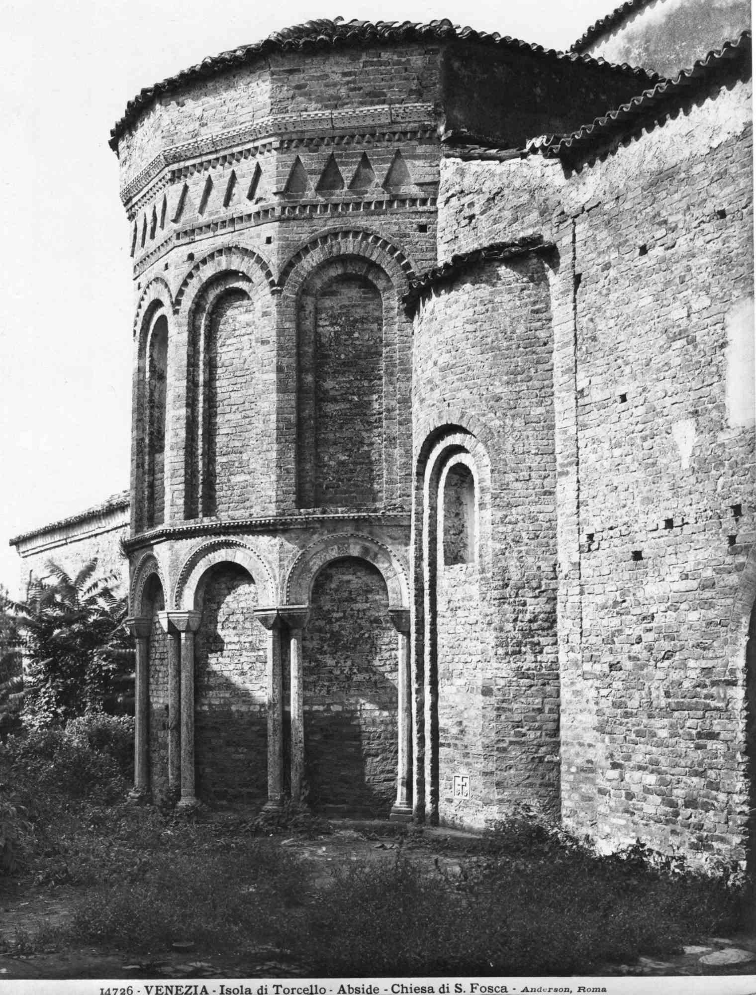 Unknown Figurative Photograph – S.Foscss Kathedrale von Torcello – Vintage-Fotografie – frühes 20. Jahrhundert