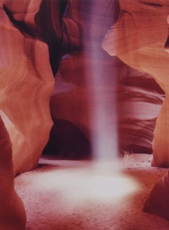Shaft of light in Upper Antelope Canyon, near Page, Arizona, Navajo Nation