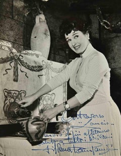 Silvana Pampanini - Vintage Autographed Photograph - Mid-20th Century