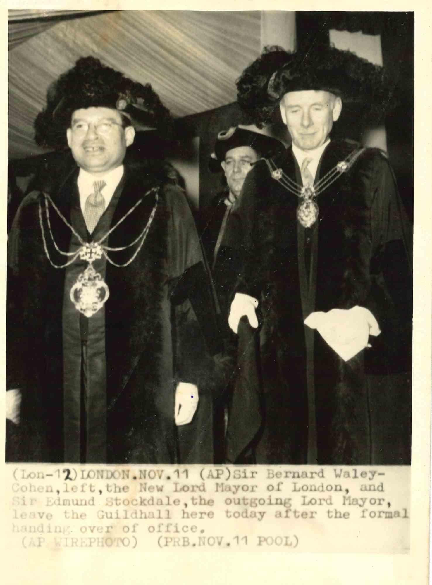 Sir Bernard Waley Cohen - Vintage Photograph - 1960