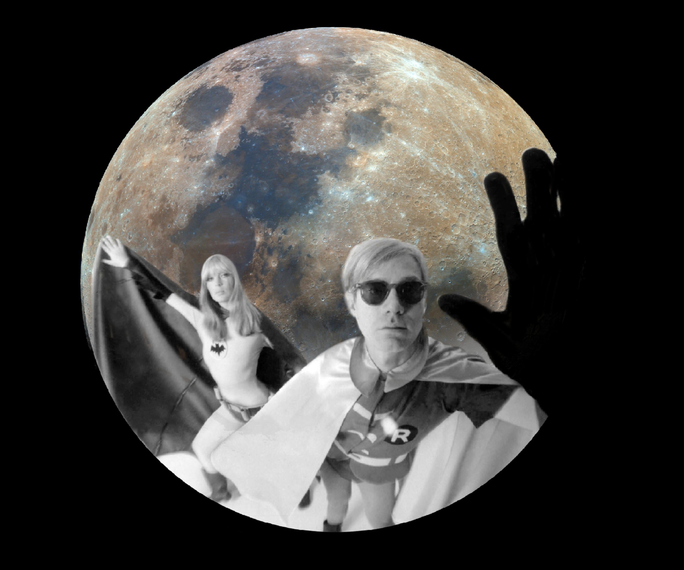 Partout sur la Lune... - Mixed Media Art de Unknown
