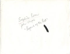 Sophia Loren and John Wayne in "Legend of the Lost" Vintage Original Photograph